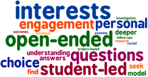 MissE. 2018. Inquiry word wall - created using Wordle